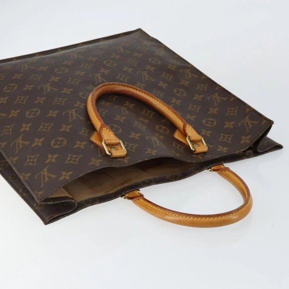 LOUIS VUITTON Monogram Sac Plat Hand Bag M51140 LV Auth 142812 - Picture 11 of 14